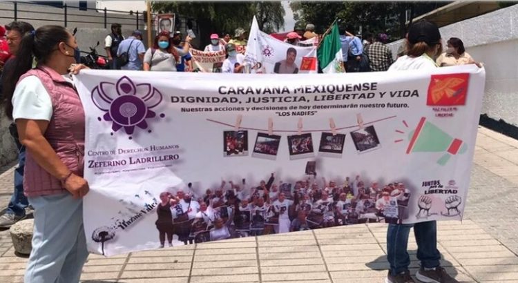 Caravana por la libertad en Naucalpan; buscan liberar a presos detenidos injustamente