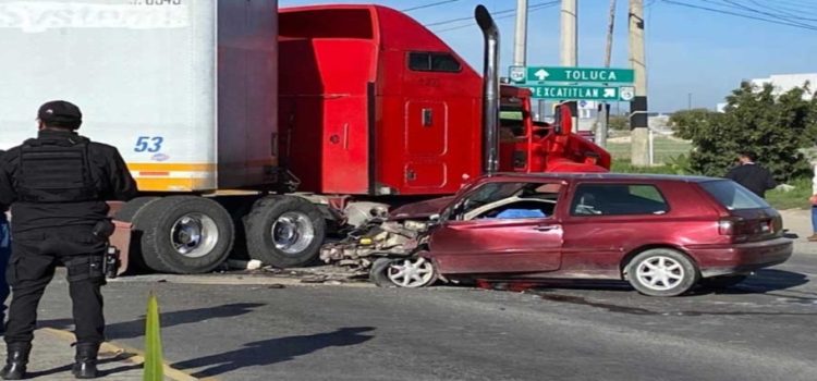 Fallece automovilista en la Toluca-Naucalpan