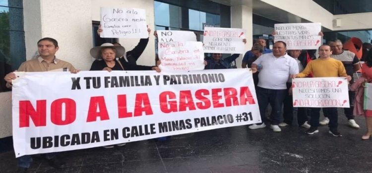 “¡No a la gasera!”: Protestan vecinos de Naucalpan