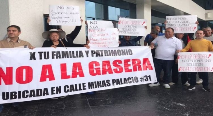 “¡No a la gasera!”: Protestan vecinos de Naucalpan