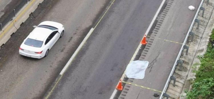 Hombre muere tras se atropellado en la carretera Chamapa Lechería, Naucalpan