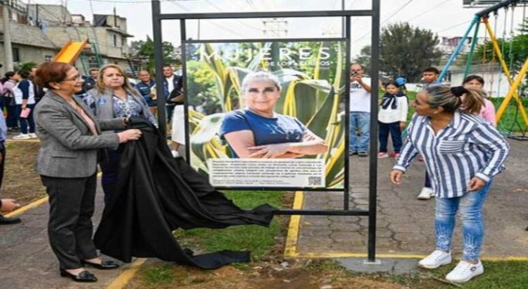 Rehabilitan parque con perspectiva de género en Naucalpan