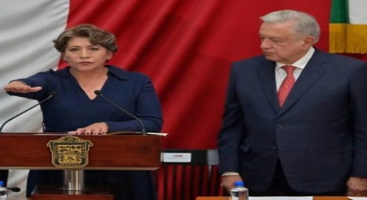 Con respaldo de AMLO, Delfina Gómez comienza su mandato en el Edomex