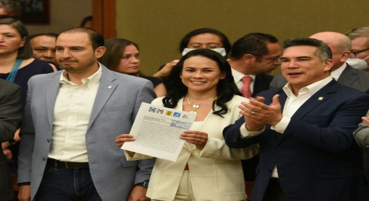 Reaparece Alejandra Del Moral con ‘Alito’ Moreno tras elecciones del Edomex