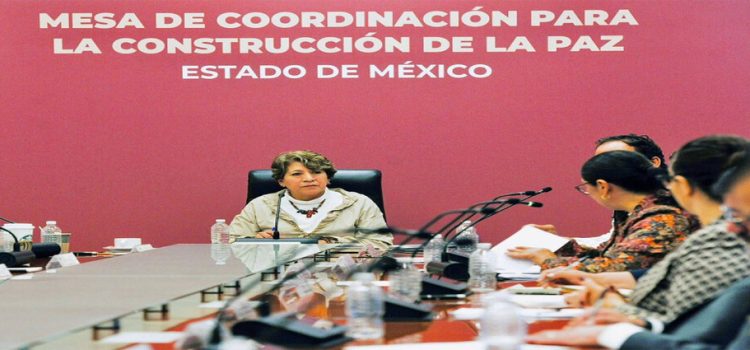 Delfina Gómez encabezó doceava Mesa para la Construcción de Paz en el Edomex