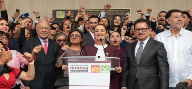 Claudia Sheinbaum se reunió con partidos Morena, PT y Verde en Edomex