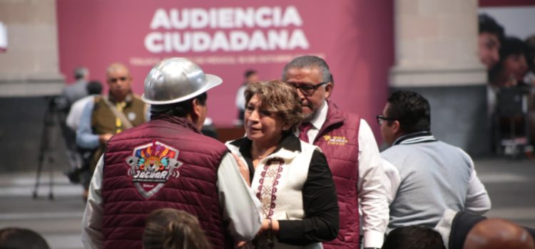 Delfina Gómez realizó primera audiencia ciudadana durante su administración en Edomex