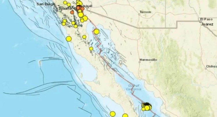 Mexicali en alerta amarilla tras enjambre de sismos