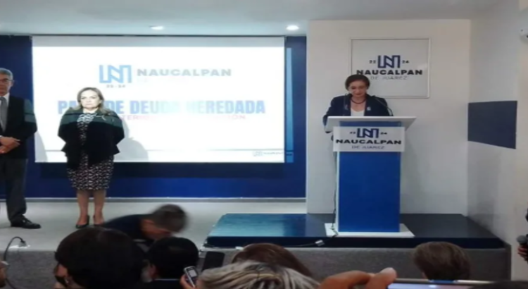 Alcaldesa de Naucalpan explica que desfalco en sus finanzas es culpa de administración anterior