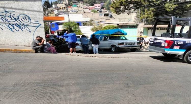 Victiman a comerciante a bordo de su camioneta en Naucalpan