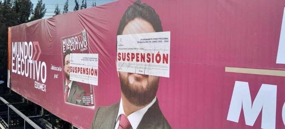 Propaganda electoral no se ah retirado en Naucalpan