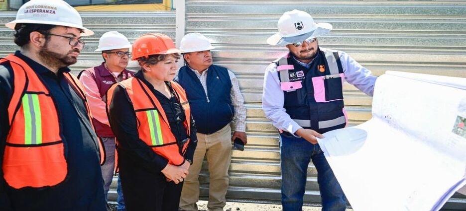 Supervisan obras de la Línea III Mexicable en Naucalpan
