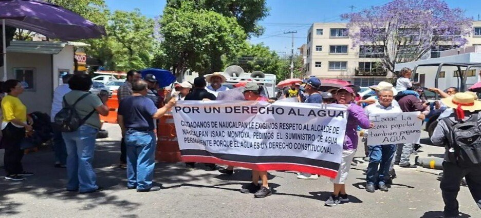 Acusan falta de atención frente a protestas en Naucalpan