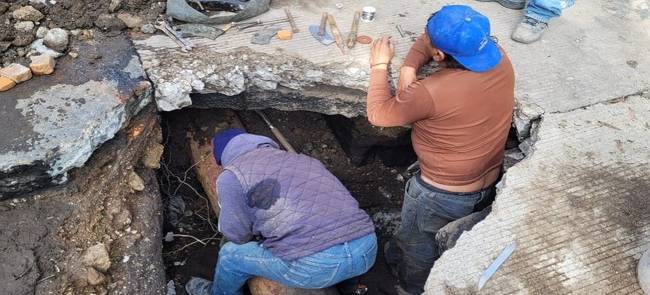 Gobierno invierte en infraestructura hidráulica para reducir fugas de agua en Naucalpan