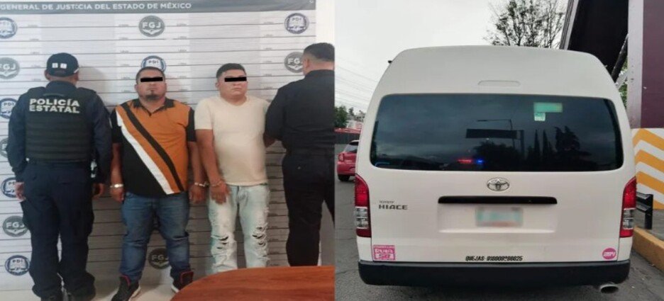 Detienen a 2 hombres por robo de autos en Naucalpan