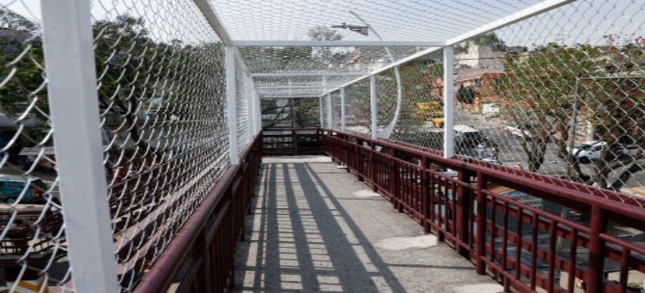 Rehabilitan 43 puentes peatonales abandonados en Naucalpan