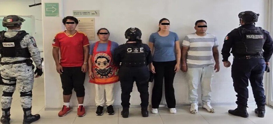 Detienen a 4 por robo de mercancía y secuestro en Naucalpan
