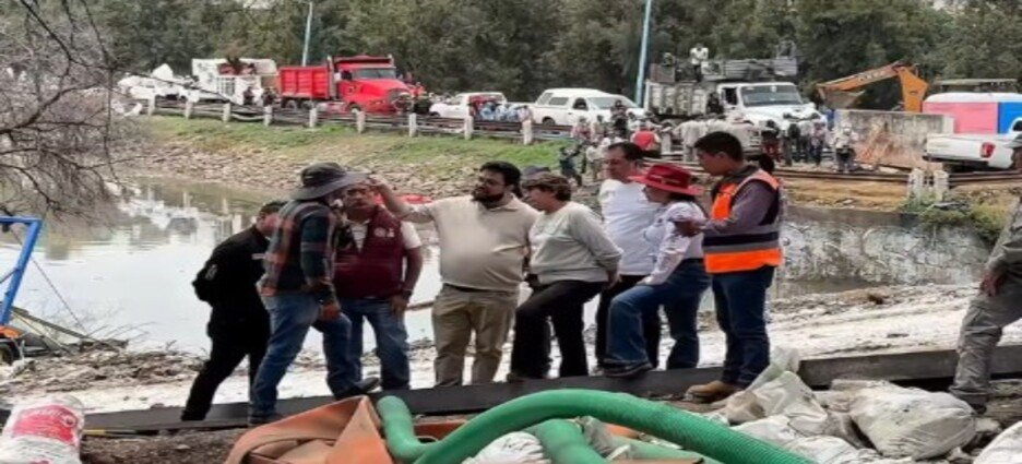 Realizan jornada de limpieza en la presa Los Cuartos Naucalpan