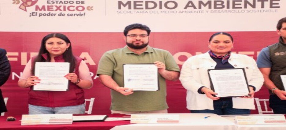 Gobierno de Naucalpan firma convenios ambientales para conservar áreas verdes y promover sostenibilidad