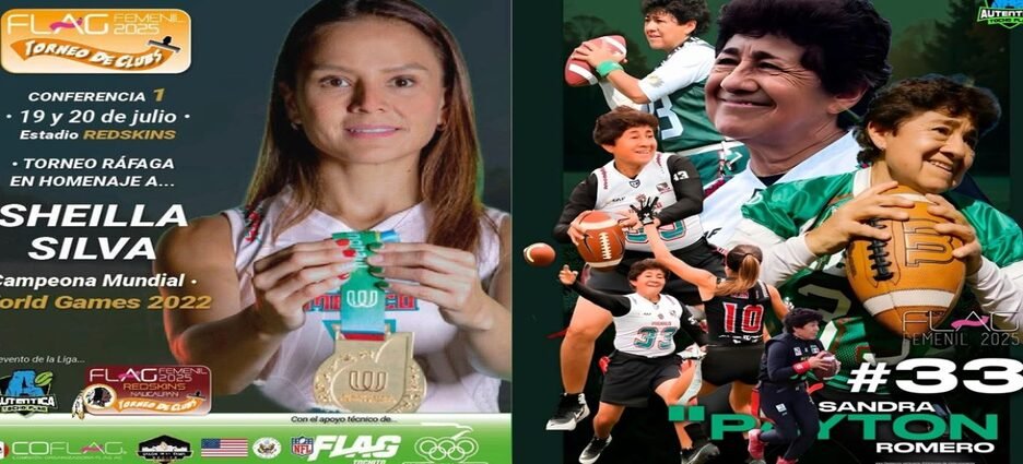 Se presentaran campeones de Torneo Flag Redskins en Naucalpan