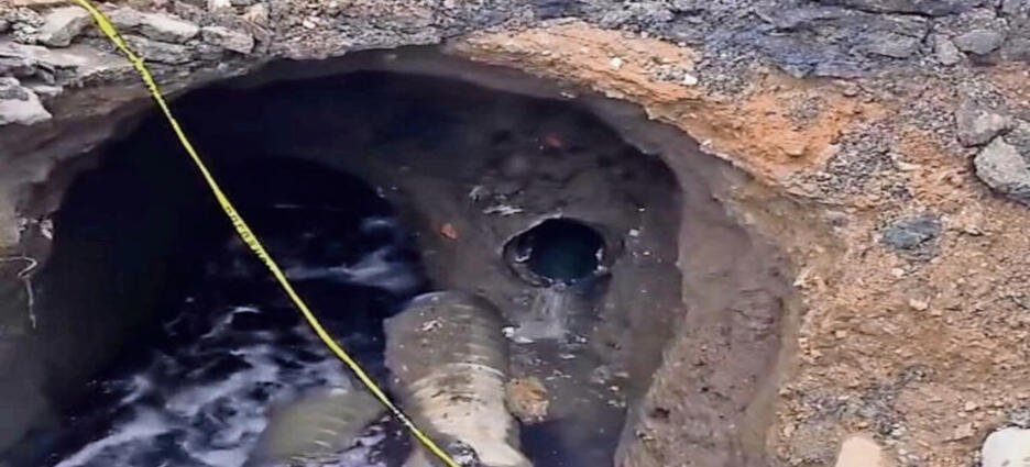 Lluvias ocasionan hundimientos en Naucalpan