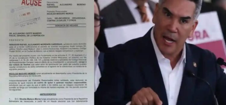 Denuncia Alejandro Moreno a Nicolás Maduro ante la FGR