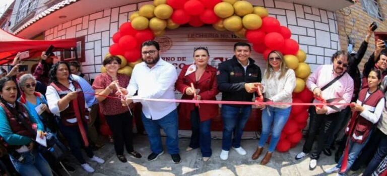 Inauguran nueva Lechería para el Bienestar en colonia 10 de abril de Naucalpan