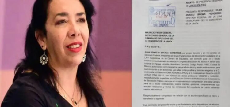 Solicita el MC juicio político contra legisladora de Morena