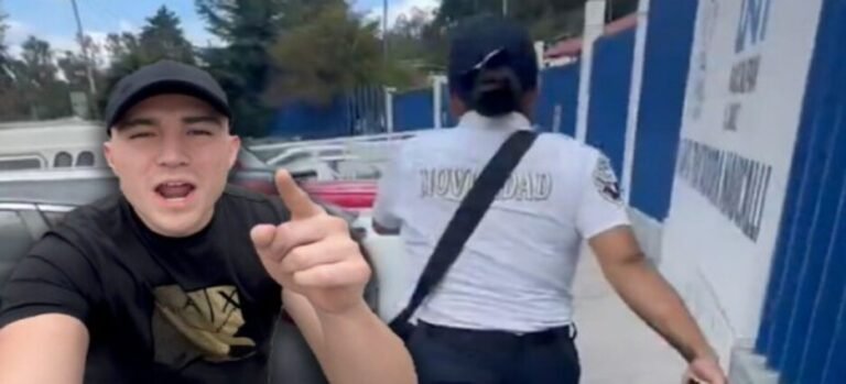 Youtuber "Ru Abogado" expone a policía que intentó extorsionar a conductora en Naucalpan