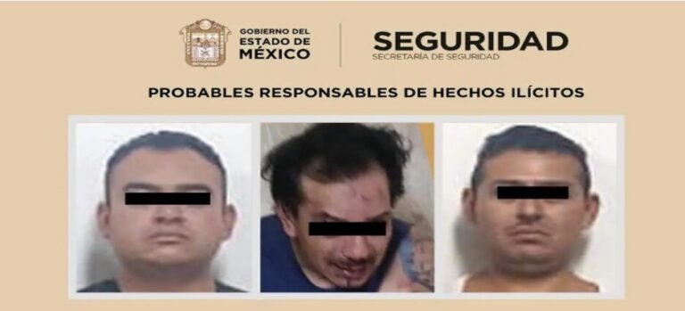 Caen 3 presuntos líderes narcomenudistas que operaban en Naucalpan