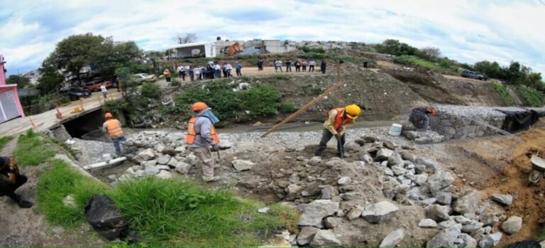 Supervisan trabajos en presa Los Cuartos y el Rio Verde en Naucalpan