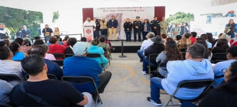 Realizan mesa y jornadas por la paz, en colonia La Presa de Naucalpan