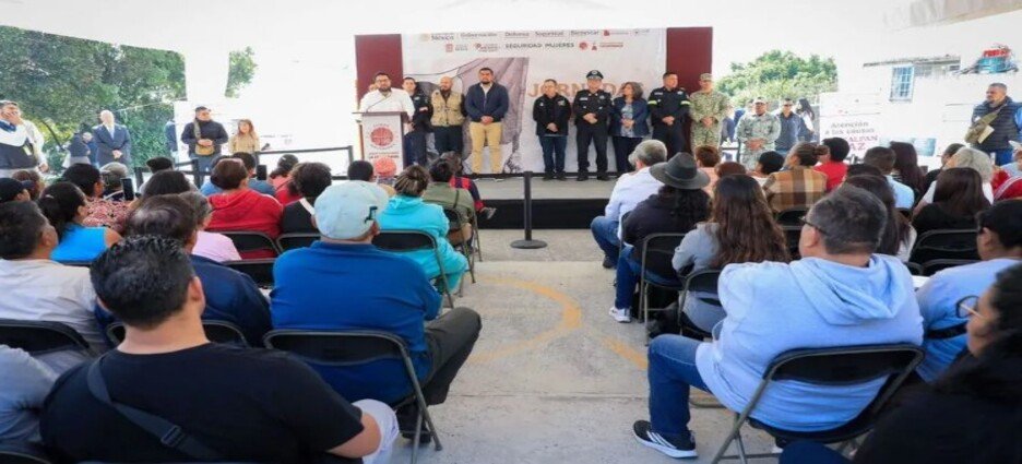 Realizan mesa y jornadas por la paz, en colonia La Presa de Naucalpan