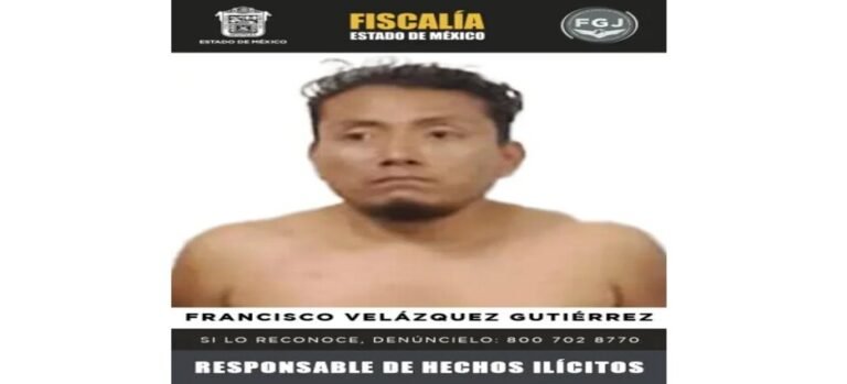 Dictan 35 años de prisión a sujeto acusado de homicidio en Naucalpan