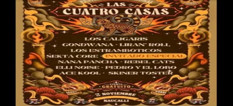Los Caligaris, Gondwana y Estrambóticos se presentaran gratis en el Festival Las Cuatro Casas