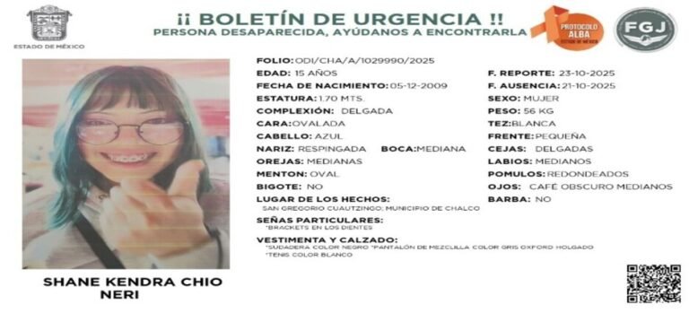 Reportan la desaparición de estudiante del CCH-Vallejo