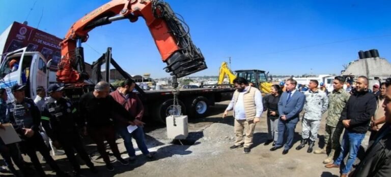 Colocan primera piedra del nuevo C4 en Naucalpan; será uno de los más modernos del país