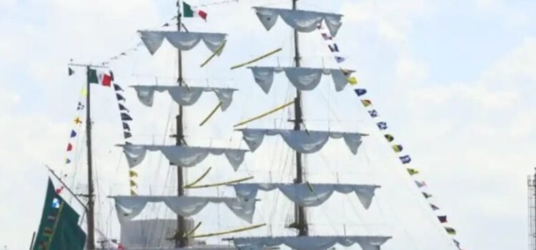 Regresa a Veracruz el Buque Escuela Cuauhtémoc