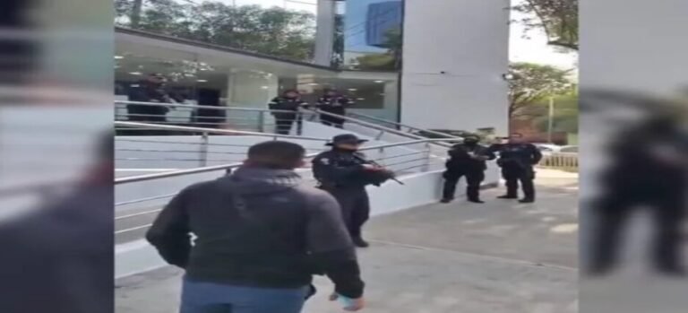 Se desata balacera tras intento de asalto a un banco en Naucalpan