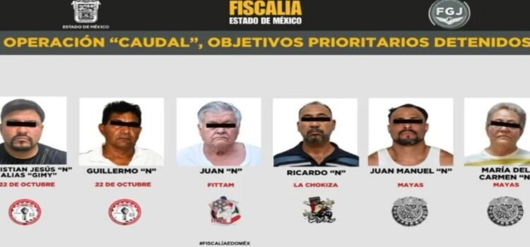Operativo Caudal: Detienen a líderes de sindicatos que operaban en Edomex