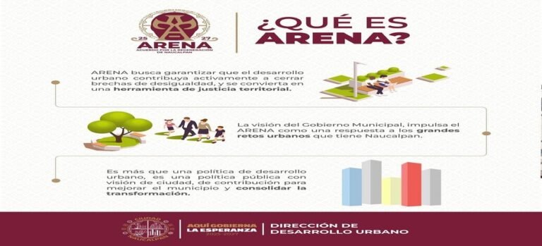 Buscarán frenar especulación inmobiliaria y desigualdad territorial con el ARENA en Naucalpan