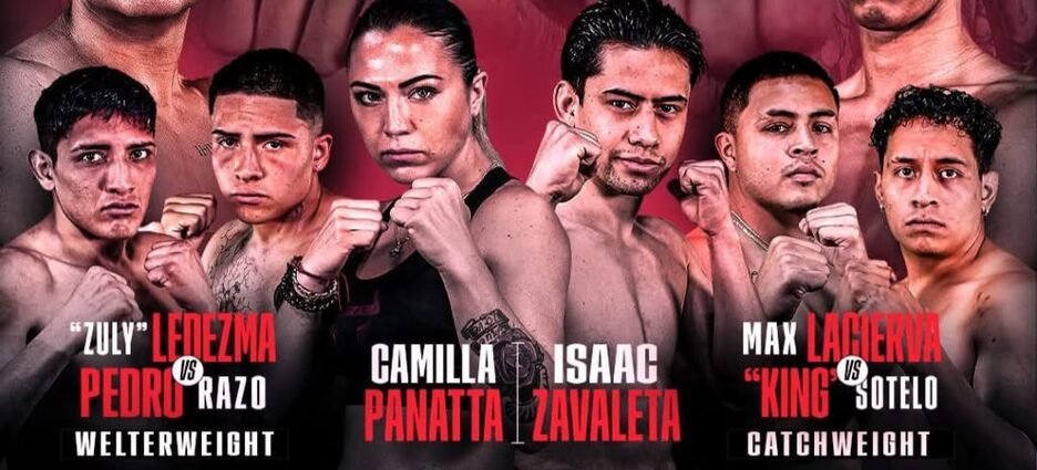 Duelo de boxeadores con Emily 'Guerrera' Xochicale en Naucalpan