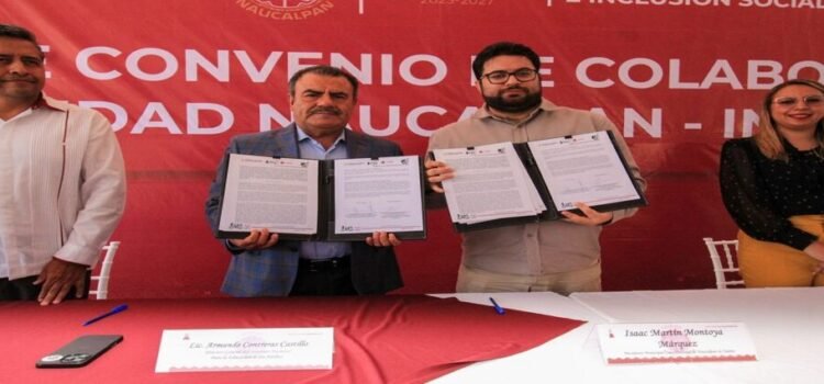 Gobierno de Naucalpan firma convenio de colaboración con Inea