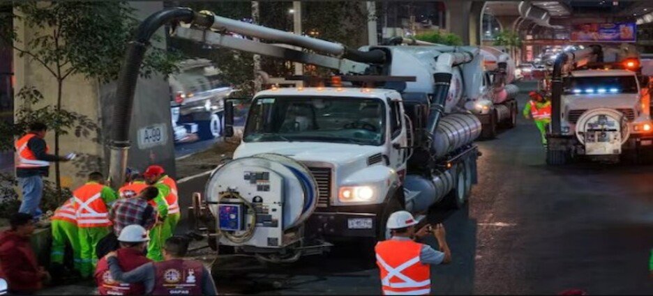 Intensifican desazolve nocturno en Naucalpan