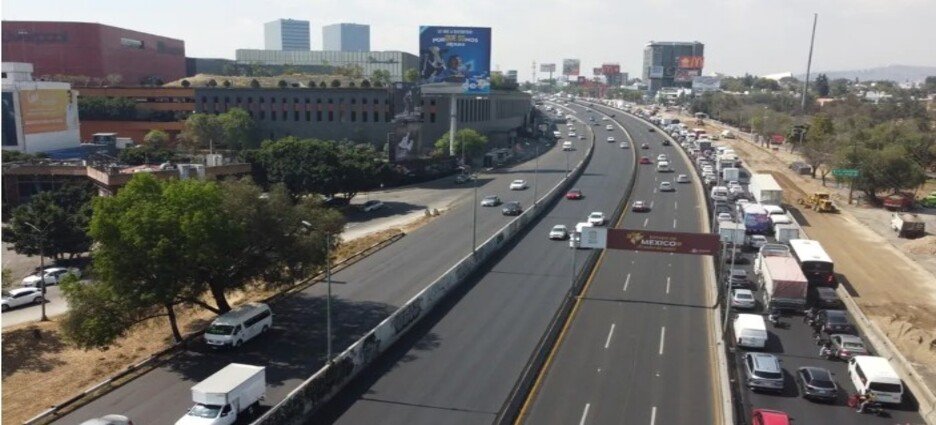 Automovilistas ya comienzan a circular en tramos reconstruidos de Periférico Norte en Naucalpan